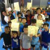 子供キックボクシング昇級試験の合格発表